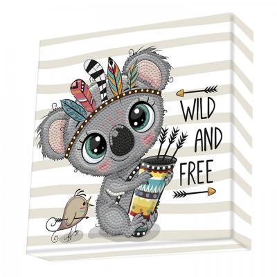 Diamond dotz, Wild and free, box, 22 x 22 cm