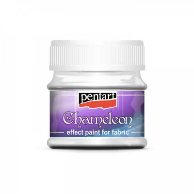 Farba na textil 50 ml, chameleon strieborná