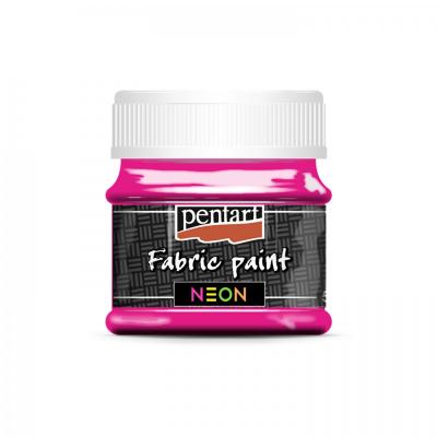 Farba na textil 50 ml, neónová ružová