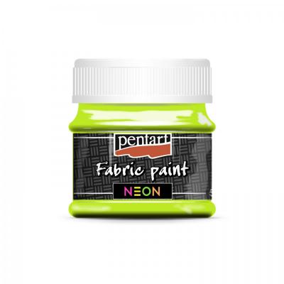 Farba na textil 50 ml, neónová zelená