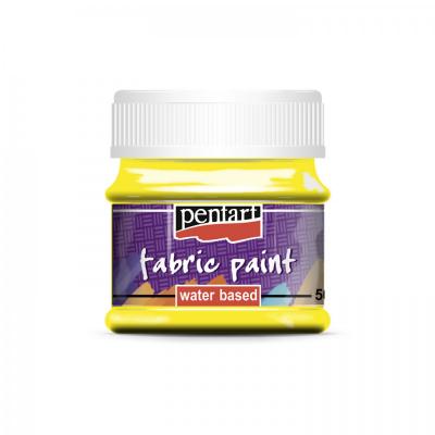 Farba na textil 50 ml, žltá