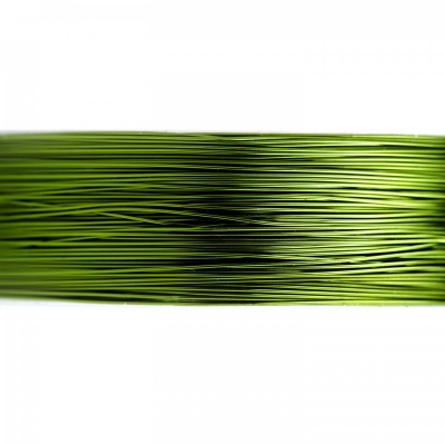 Farebný drôt 0,3 mm, cievka 20 m, zelená