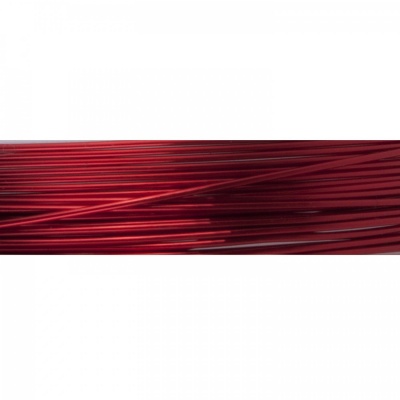 Farebný drôt 0,8 mm, cievka 3 m, červená
