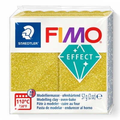 FIMO Effect Glitter 57 g, 112 trblietavá zlatá