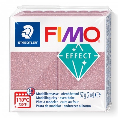 FIMO Effect Glitter 57 g, 212 ružová zlatá
