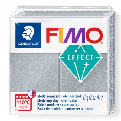 FIMO Effect Metallic 57 g, 81 kovová strieborná