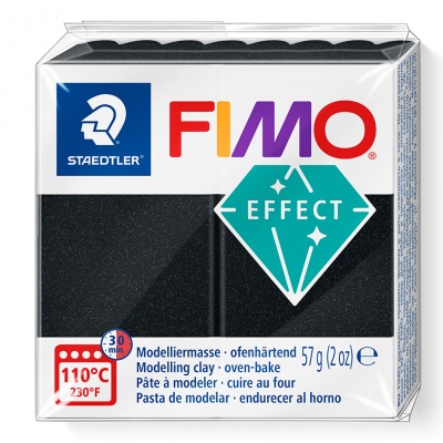 FIMO Effect Pearl 57 g, 907 čierna perleťová