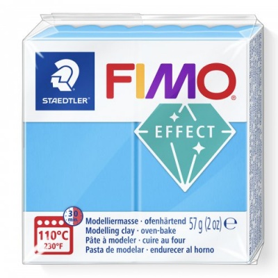 FIMO Effect Transparent 57 g, 374 modrá