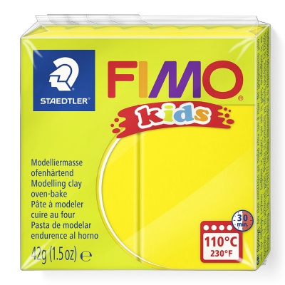 FIMO Kids, 42 g, 1 žltá