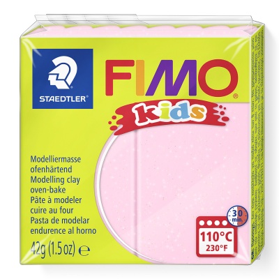 FIMO Kids, 42 g, 206 perleťová ružová