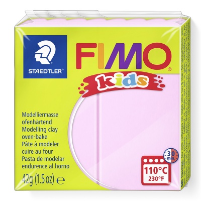 FIMO Kids, 42 g, 25 svetlá ružová
