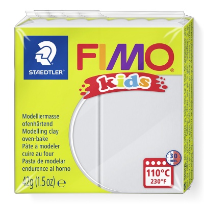 FIMO Kids, 42 g, 80 svetlá šedá