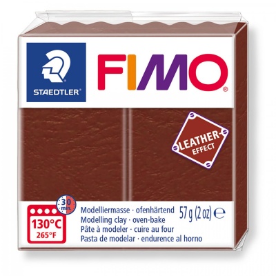FIMO Leather effect 57 g, 779 oriešková