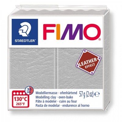 FIMO Leather effect 57 g, 809 holubia šedá