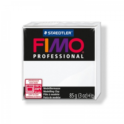 FIMO Professional, 85 g, 0 biela