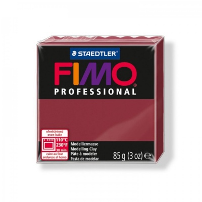 FIMO Professional, 85 g, 23 bordová