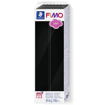 FIMO Soft, 454 g, 9 čierna