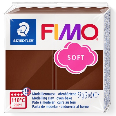 FIMO Soft, 57 g, 75 čokoládová