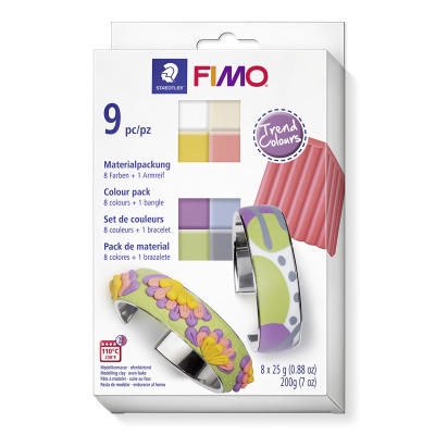 FIMO soft sada TREND, 8+1 x 25 g