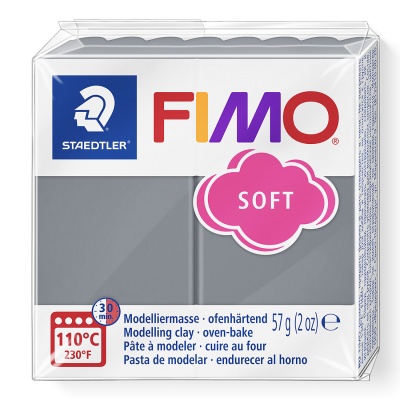 FIMO soft TREND 57 g, T80 šedá búrka