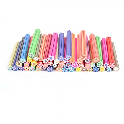 FIMO tyčinka (cane) mix malé kvetinky 5 ks