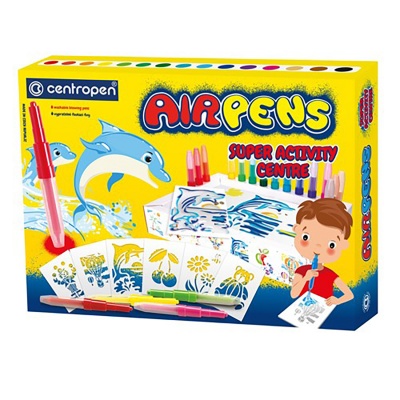 Fúkacie fixky na papier CENTROPEN,  sada 15 ks