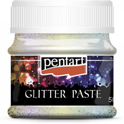 Glitrová pasta jemná, 50 ml, dúhová