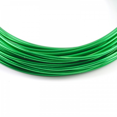 Hliníkový drôt, 2 mm, zelený, 1 m