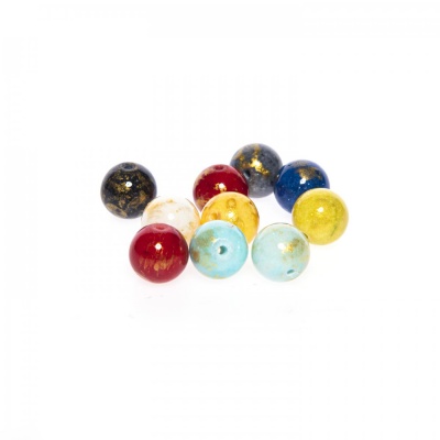 Jadeit Mashan, farbený prírodný minerál, 10 mm, 10 ks