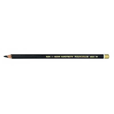 KOH-I-NOOR, ceruzka POLYCOLOR, pastelová, 6-hranná, čierna