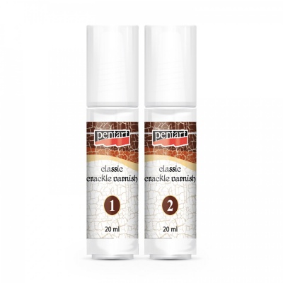 Krakelovací lak, dvojkrokový, 20 + 20 ml