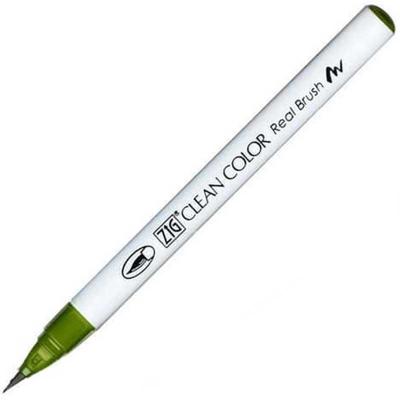 Kuretake, Clean Color Real Brush, 043 Olive Green