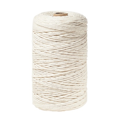 Macrame špagát/šnúrka, 2 mm, cca 300 m, béžová