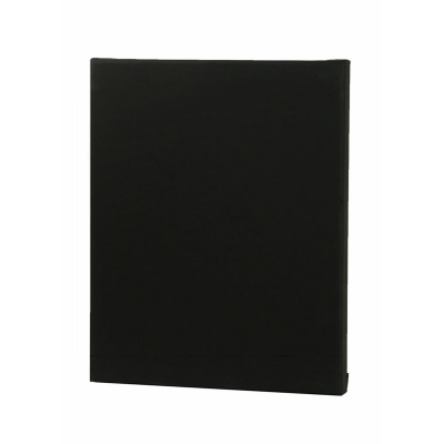Maliarske plátno, čierne, bavlna, 350 g/m2, 20 x 20 cm