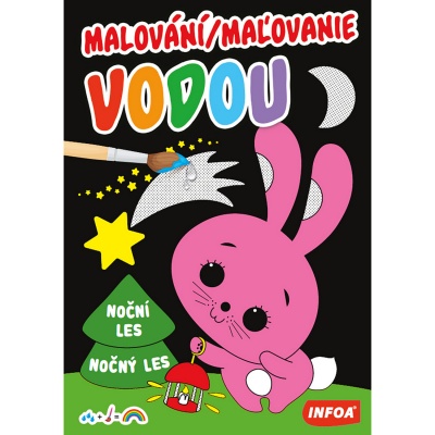Maľovanie vodou, Nočný les