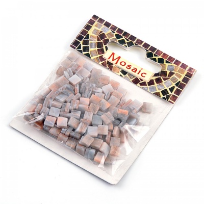 Mozaika, 0,5 x 0,5 cm, 15 g, sivohnedá