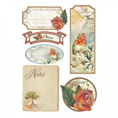 Nálepky, Stamperia , Flowers and poems