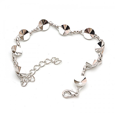 Náramok na Rivoli 9 x 8 mm, Rhodium