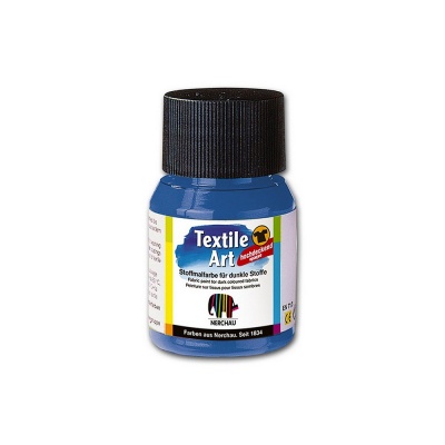 Nerchau farba na tmavý textil 59 ml modrá