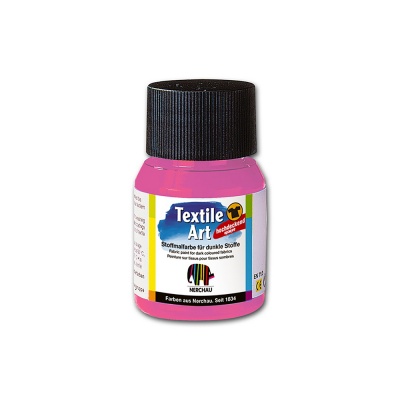 Nerchau farba na tmavý textil 59 ml ružová