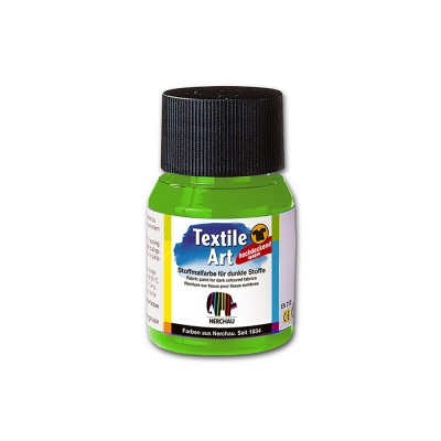 Nerchau farba na tmavý textil 59 ml svetlá zelená