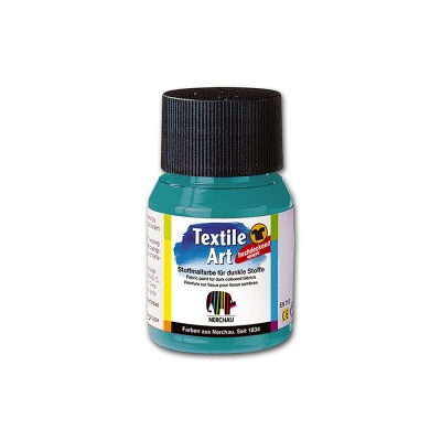 Nerchau farba na tmavý textil 59 ml tyrkysová