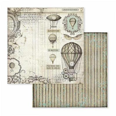 Obojstranný papier, 30,5 x 30,5 cm, Air baloon