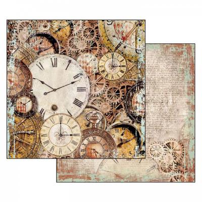 Obojstranný papier, 30,5 x 30,5 cm, Clocks