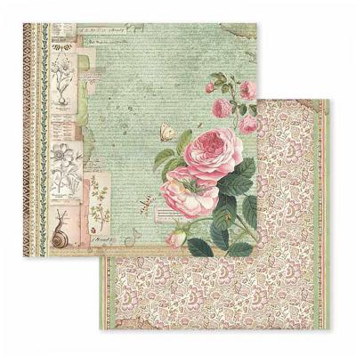 Obojstranný papier, 30,5 x 30,5 cm, English roses