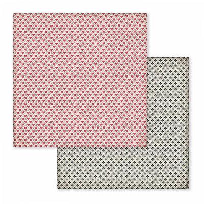 Obojstranný papier, 30,5 x 30,5 cm, Playing cards
