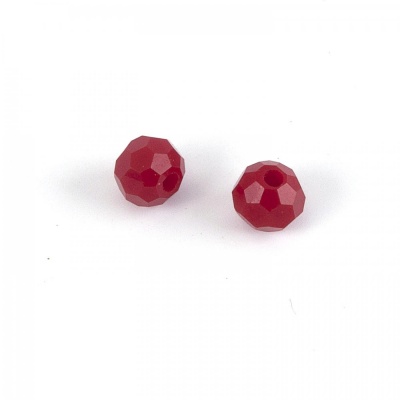 Ohňovky 4 mm tmavá červená neprieh.  60 ks