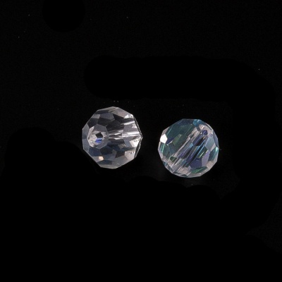 Ohňovky 8 mm priehľadná s pokovom AB, 10 ks