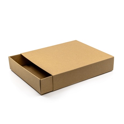 Papierová kraftová darčeková krabička, 170 x 200 mm x 40 mm