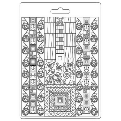Plastová forma mäkká STAMPERIA, A5, Klimt patterns